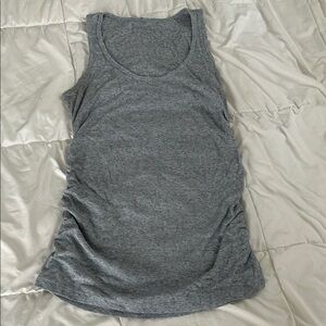 a:glow Heather Blue Gray Tank Top